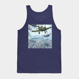 Watercolor Aircraft Tank Top